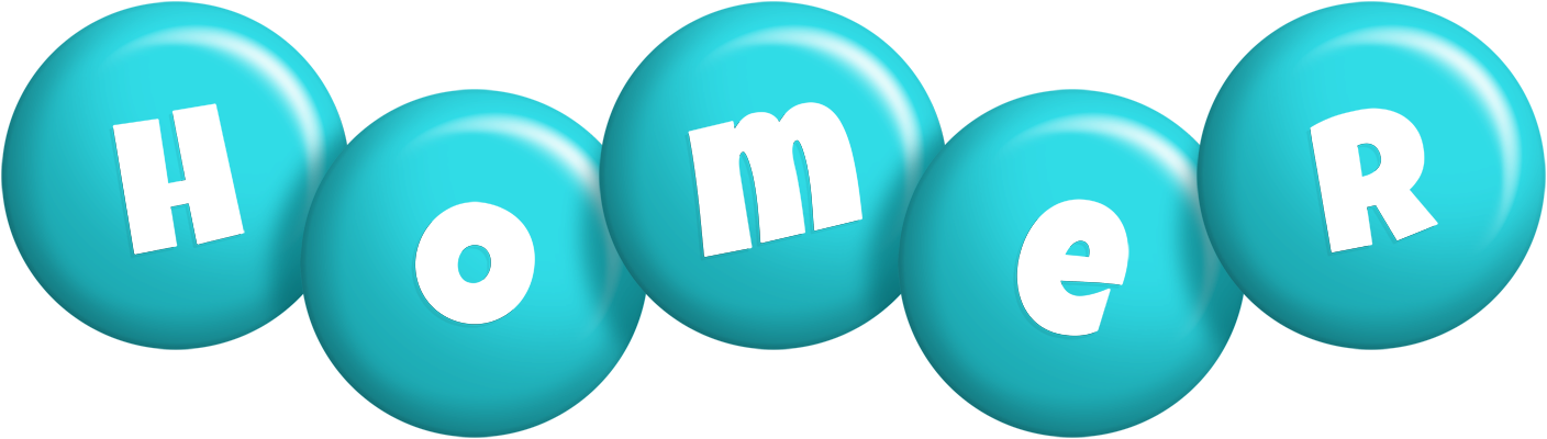 Homer candy-azur logo