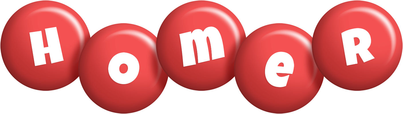 Homer candy-red logo