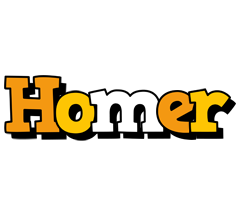 Homer cartoon logo