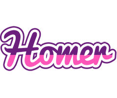 Homer cheerful logo