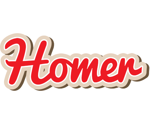 Homer chocolate logo