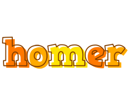 Homer desert logo