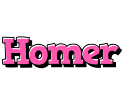 Homer girlish logo