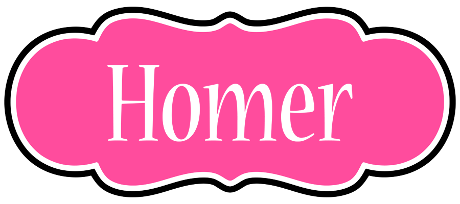 Homer invitation logo