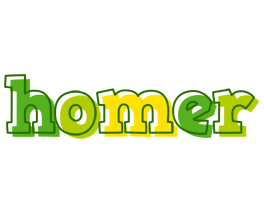 Homer juice logo