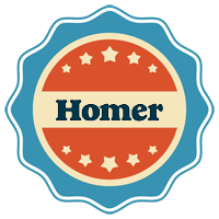 Homer labels logo