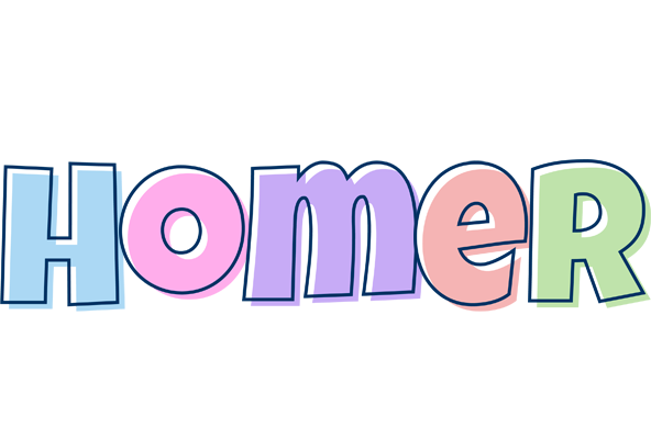 Homer pastel logo