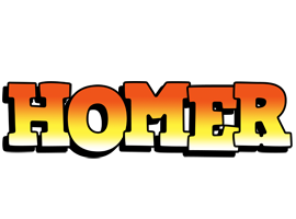 Homer sunset logo