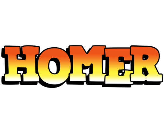 Homer sunset logo