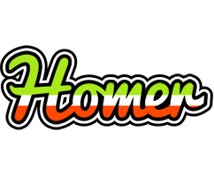 Homer superfun logo