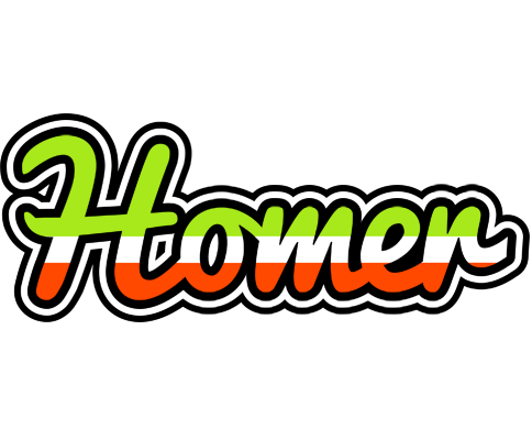 Homer superfun logo