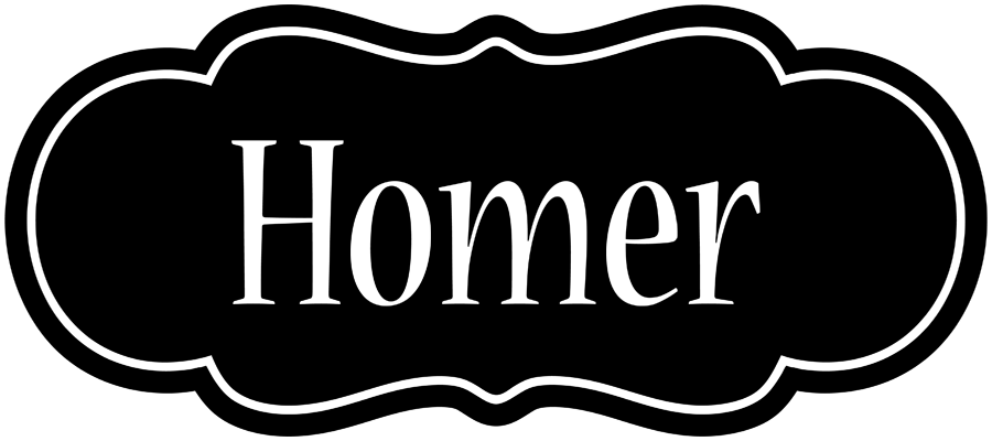 Homer welcome logo