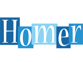 Homer winter logo