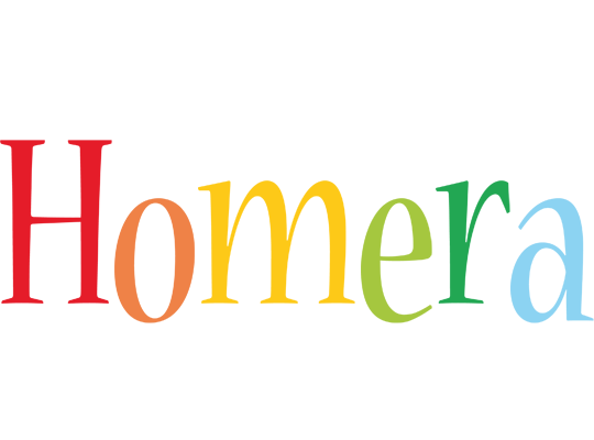 Homera birthday logo