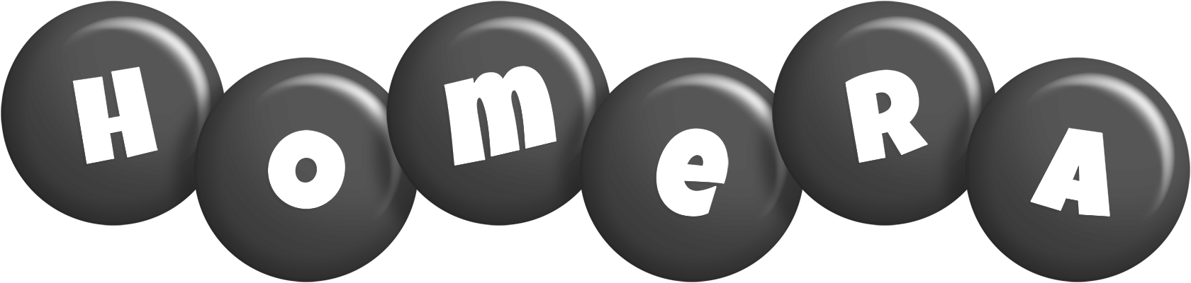 Homera candy-black logo