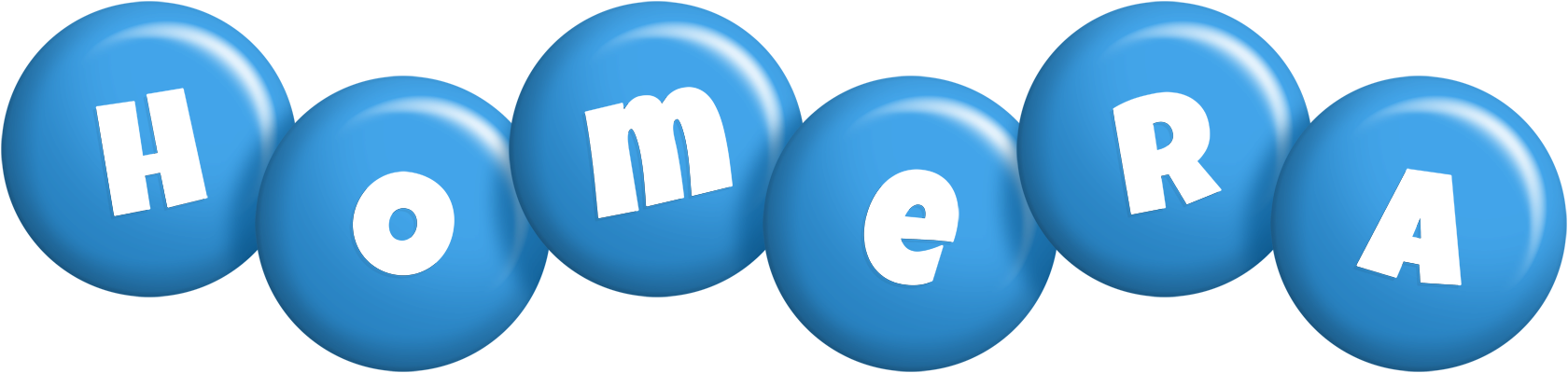 Homera candy-blue logo