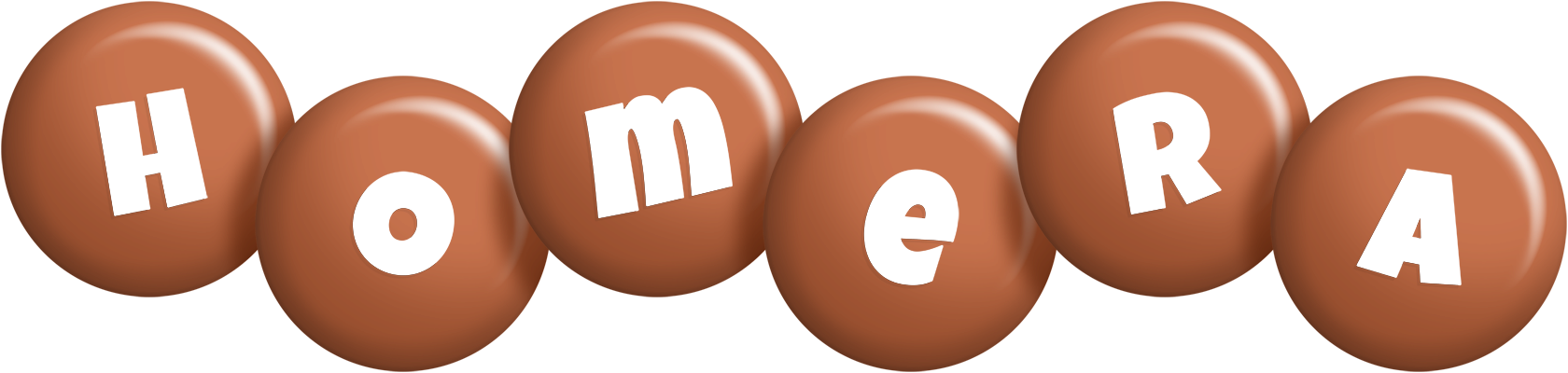 Homera candy-brown logo