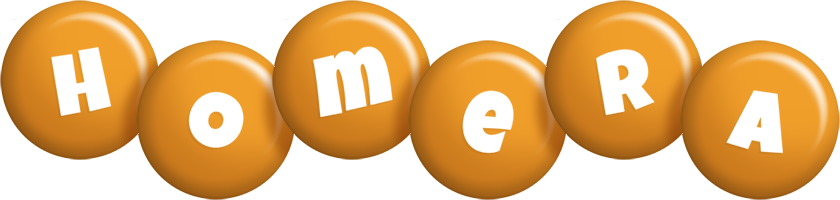 Homera candy-orange logo