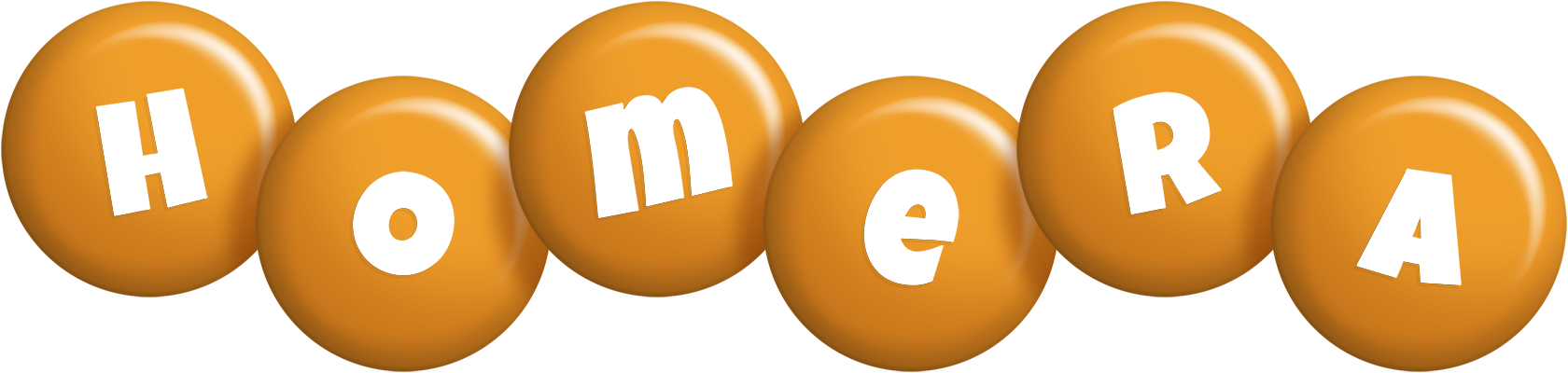 Homera candy-orange logo