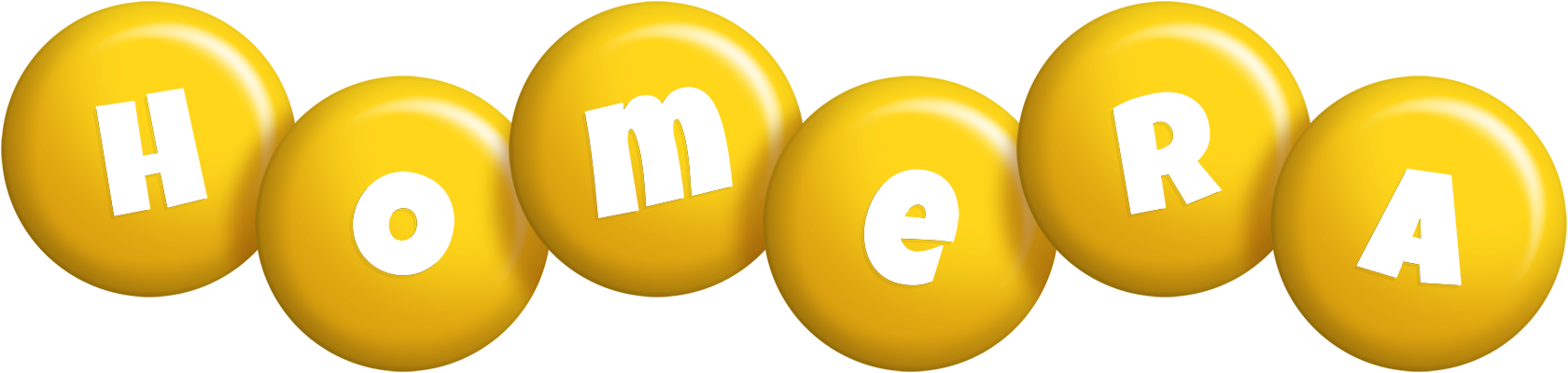 Homera candy-yellow logo