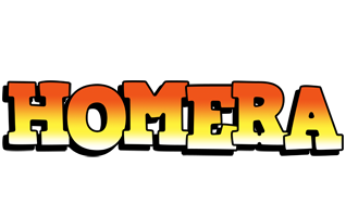 Homera sunset logo