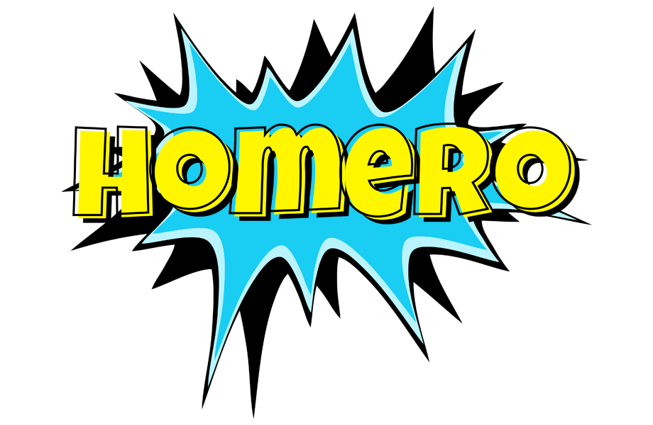 Homero amazing logo