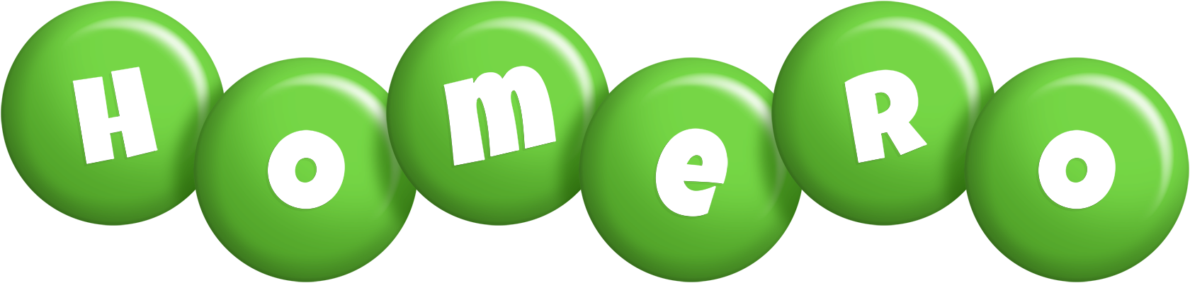 Homero candy-green logo