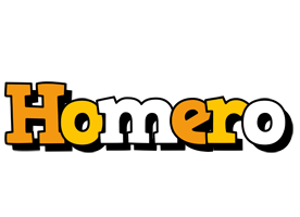 Homero cartoon logo