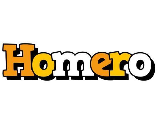 Homero cartoon logo