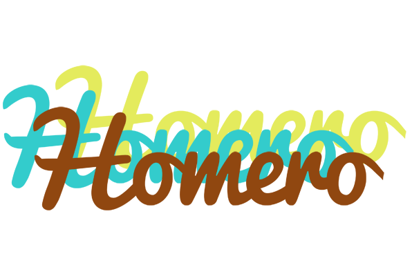 Homero cupcake logo