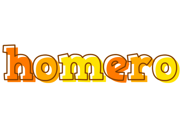 Homero desert logo