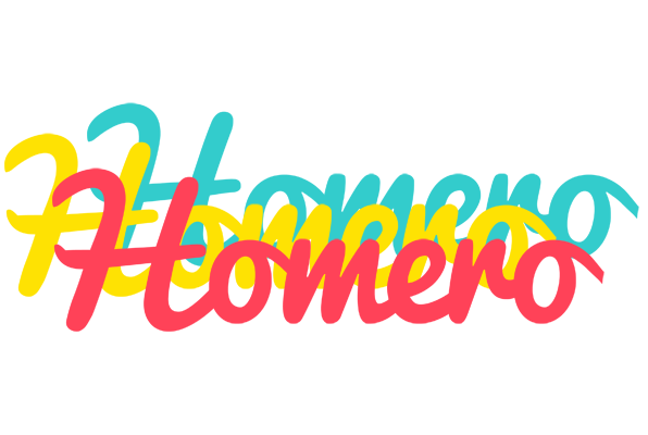 Homero disco logo