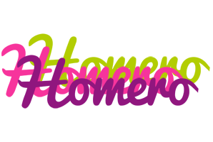 Homero flowers logo