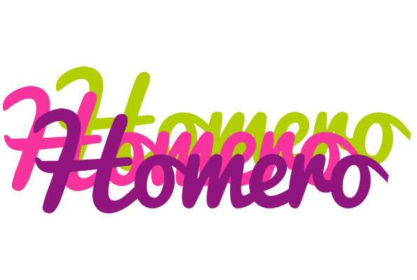 Homero flowers logo
