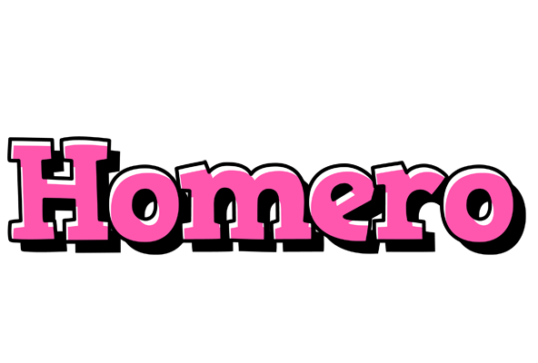 Homero girlish logo