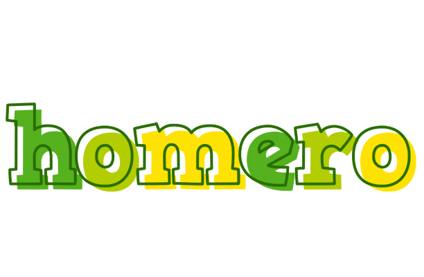 Homero juice logo