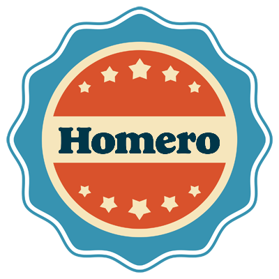 Homero labels logo