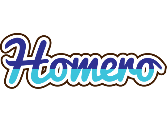 Homero raining logo