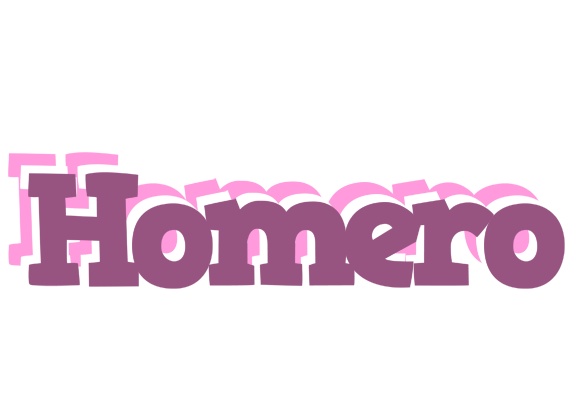 Homero relaxing logo