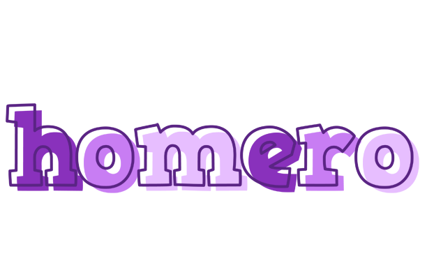 Homero sensual logo