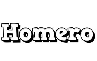 Homero snowing logo