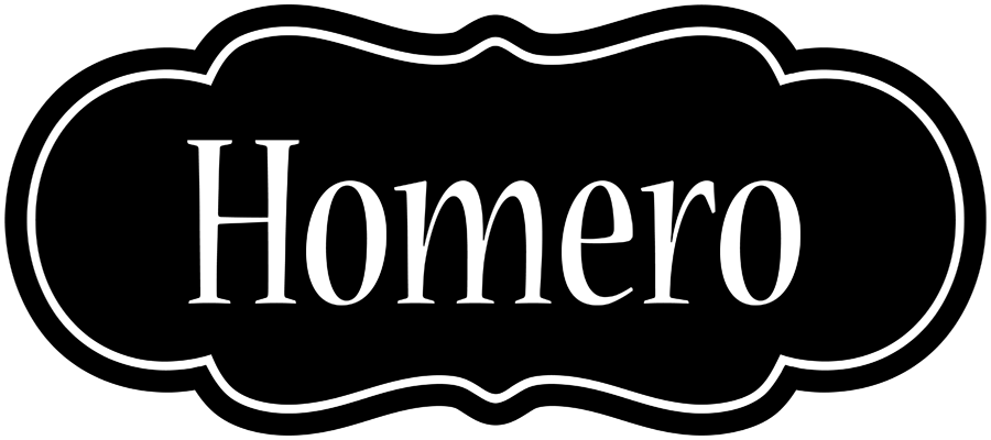 Homero welcome logo