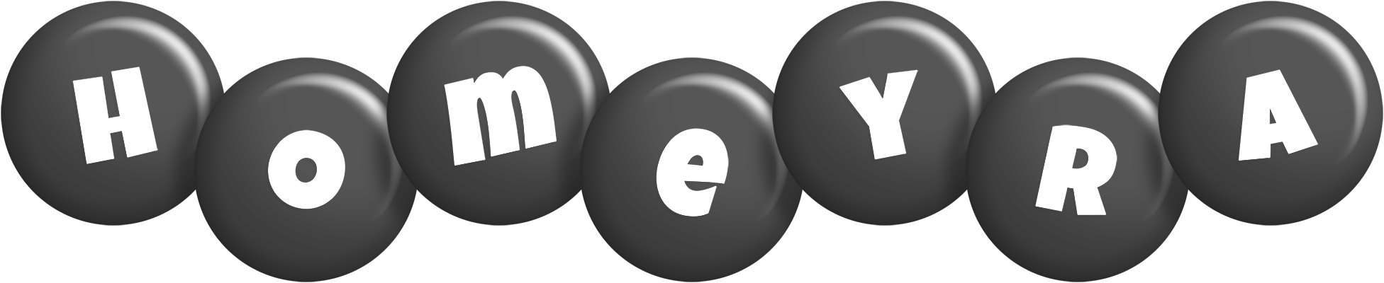 Homeyra candy-black logo