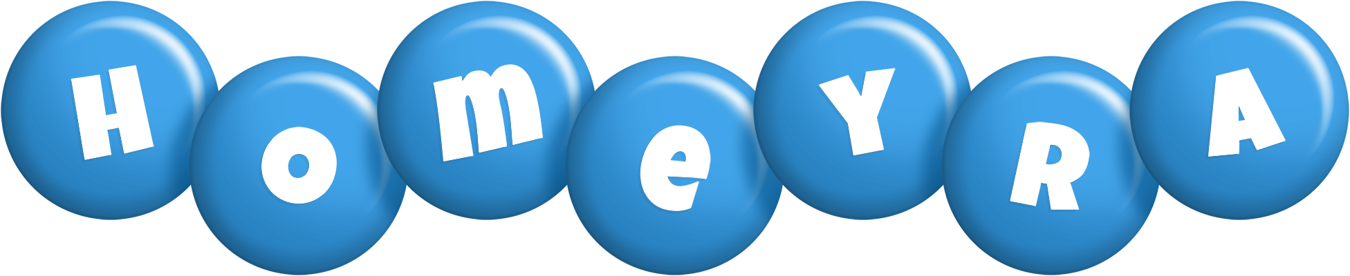 Homeyra candy-blue logo