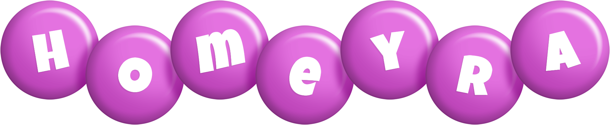 Homeyra candy-purple logo