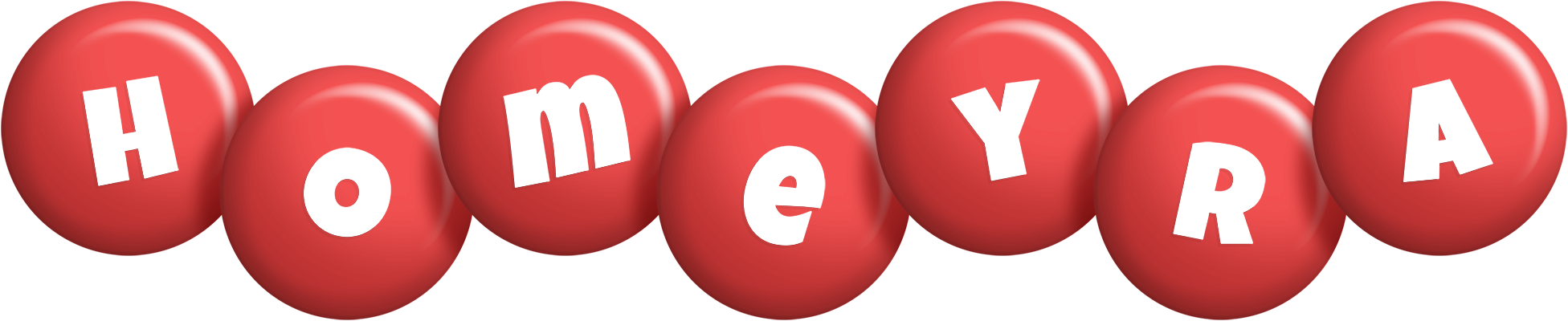 Homeyra candy-red logo