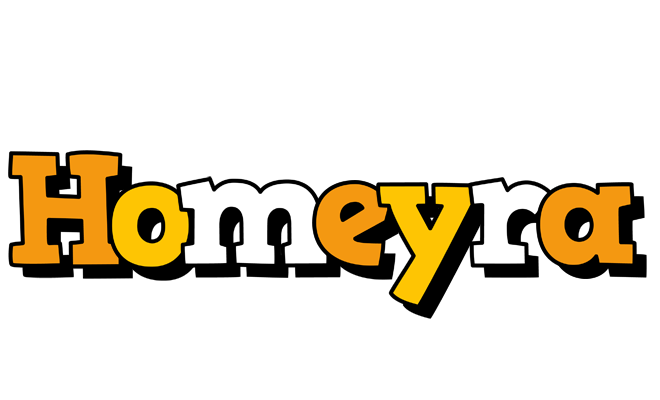 Homeyra cartoon logo