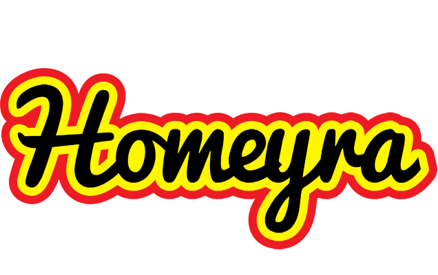Homeyra flaming logo