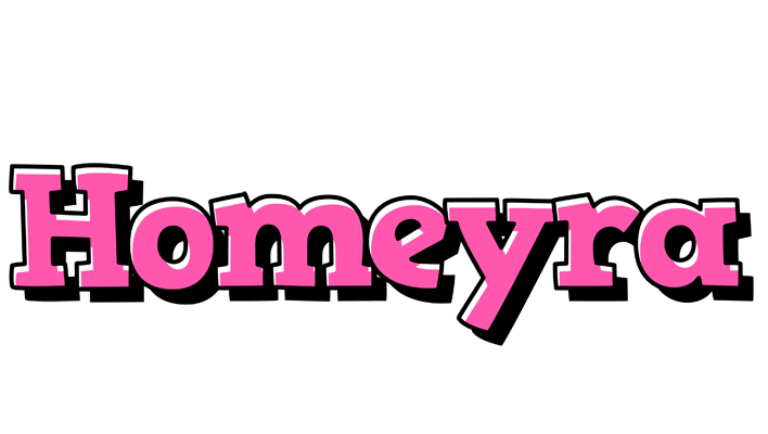 Homeyra girlish logo