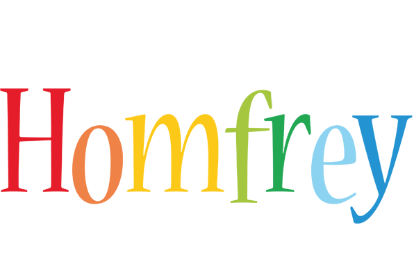 Homfrey birthday logo